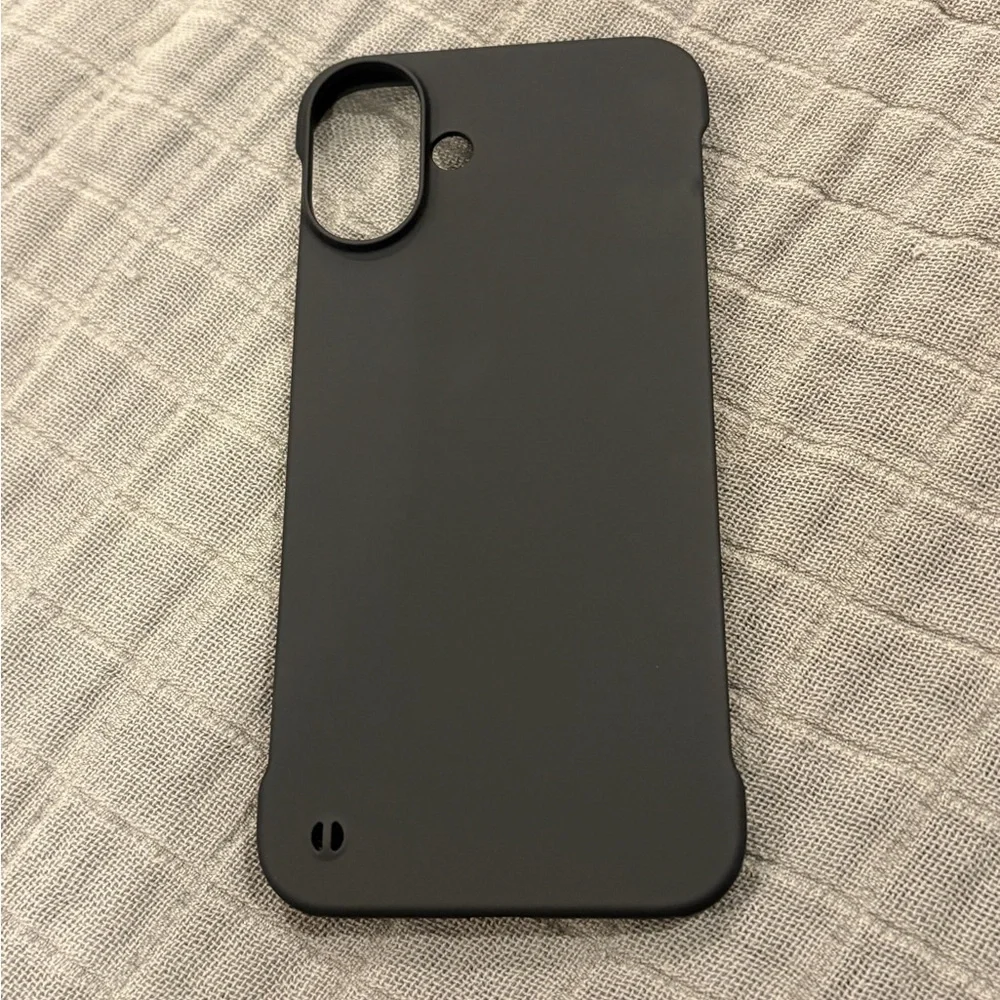 NEW NIB Grecazo Slim Borderless iPhone 16 Plus Phone Case Ultra Thin Black
